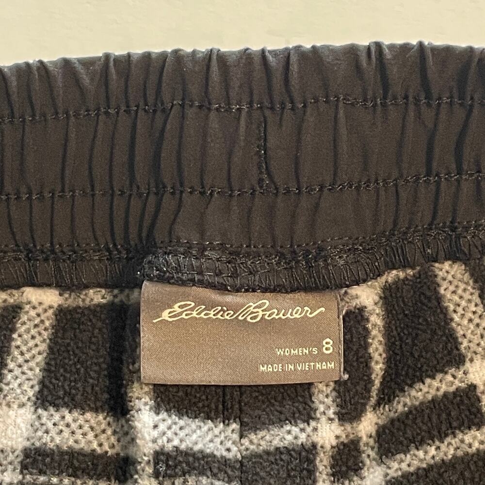 Eddie Bauer Flexion Polar Lined Pants Womens Size 8 Black Waterproof Gorpcore - Picture 8 of 12